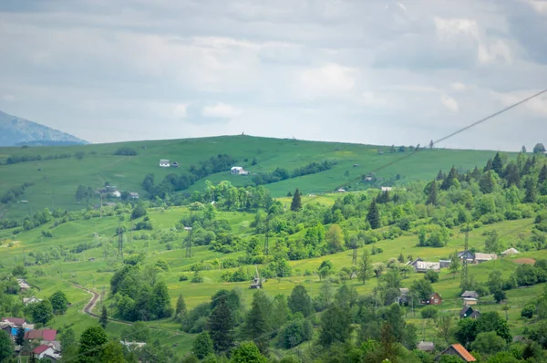 Yasinia Dorf Den Ukrainischen Karpaten Sommer Schöne Landschaft — Stockfoto