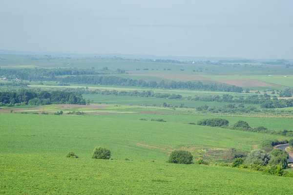 Beautiful Summer Countryside Landscape Ukraine — Zdjęcie stockowe