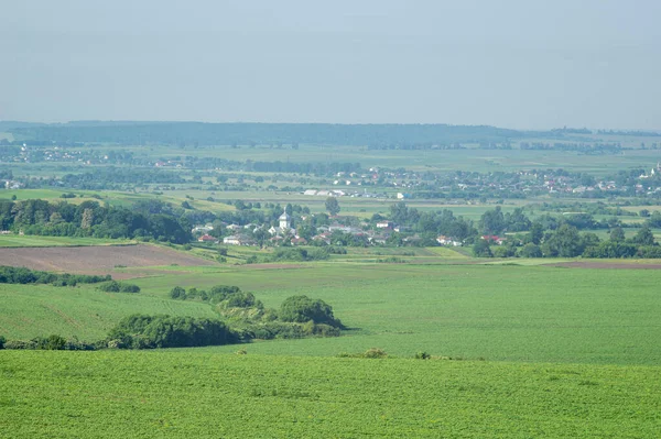 Beautiful Summer Countryside Landscape Ukraine — Stock Fotó