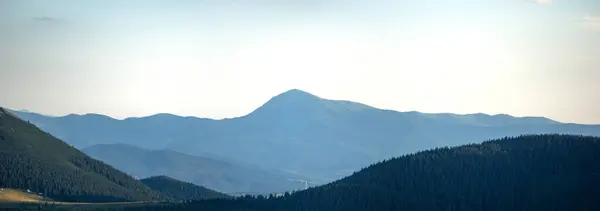 Letní Den Ukrajinských Karpat Blízkosti Města Yaremche Krásná Krajina — Stock fotografie