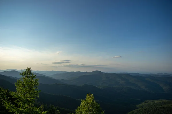 Panorama Los Cárpatos Paisaje Verano —  Fotos de Stock