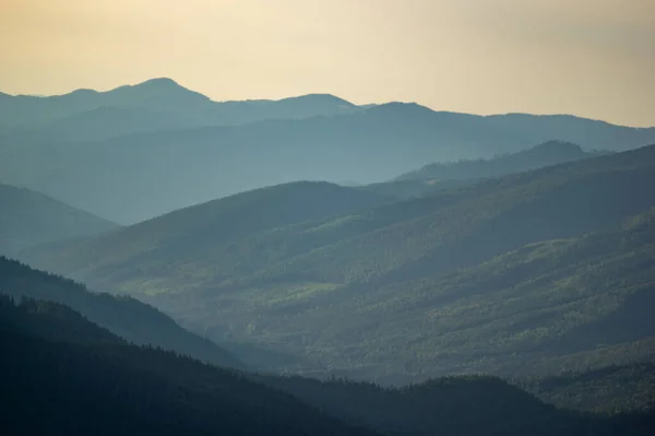 Panorama Der Karpaten Sommerlandschaft — Stockfoto