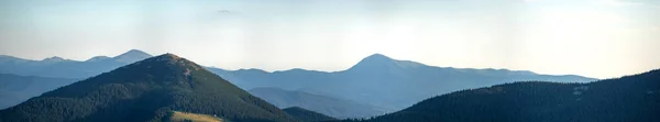 Panorama Karpat Letni Krajobraz — Zdjęcie stockowe