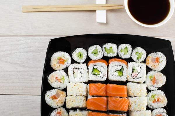 Gran conjunto de sushi — Foto de Stock