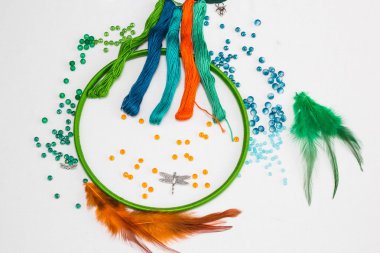 bir düş kapanı, boncuk, iplik yapmak için ayarla