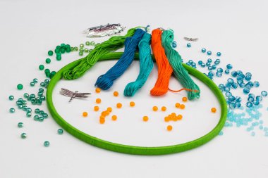 bir düş kapanı, boncuk, iplik yapmak için ayarla