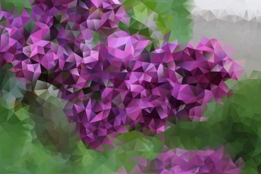 Üçgenlerin soyut arkaplanı