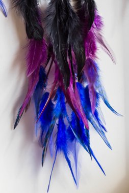 el ile yapılan bir dreamcatcher fotoğrafı