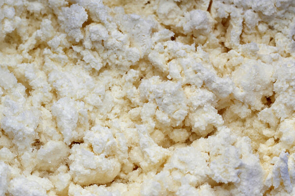 texture of the curd with sugar