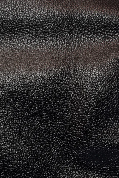 Tekstura czarne skórzane — Zdjęcie stockowe