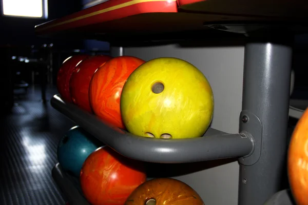 Bowling topları yakın çekim — Stok fotoğraf