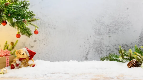 Kerstversiering Thuis Kerstmis Nieuwjaarsviering Wintervakantie — Stockfoto