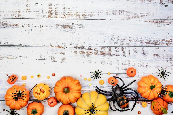 Halloween Decoration Trick Treat Autumn Fall Season Pumpkin Face Scary — Stock Photo, Image