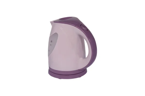 Фіолетовий електричний чайник — стокове фото