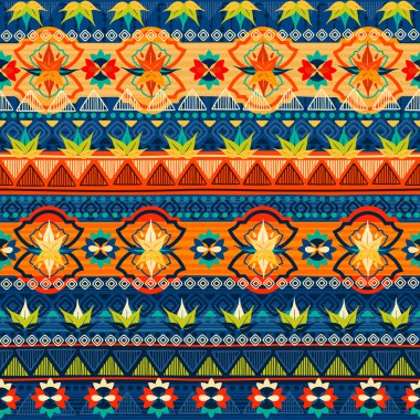 Tribal seamless pattern. clipart