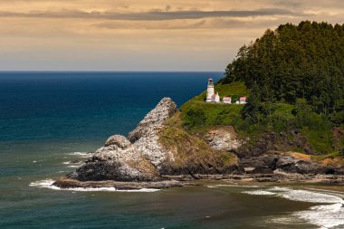 Heceta kafa feneri Oregon kıyılarında