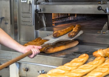 baker fırın lezzetli bir gevrek altın değnek kaldırma