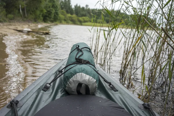 Drypack vert sur le bateau — Photo