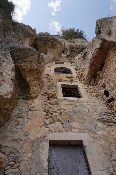 Hırvatistan Split Kentindeki Bir Inziva Mağarasına Yakın Çekim — Stok fotoğraf