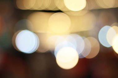 Phuket kasabasındaki Sokak Gecesi Market Festivali 'nin arka plan kullanımı için Bokeh' li soyut bulanık görüntüsü