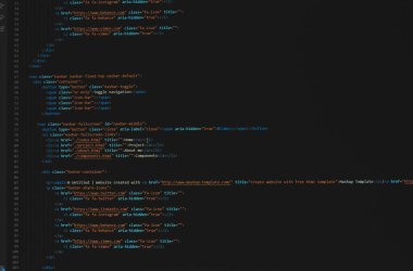 Geliştirici piton, java betiği, html, css kaynak kodu monitör ekranında. Yazılım geliştiricisinin betiği. program kodlaması. Programcı kod düzenleme arka planı. Teknoloji arka planı yakın çekim.