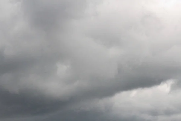 Donkere Lucht Dramatische Zwarte Wolk Voor Regen Komt — Stockfoto