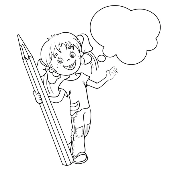 Menino feliz andando de skate. página do livro de colorir dos desenhos  animados para crianças.
