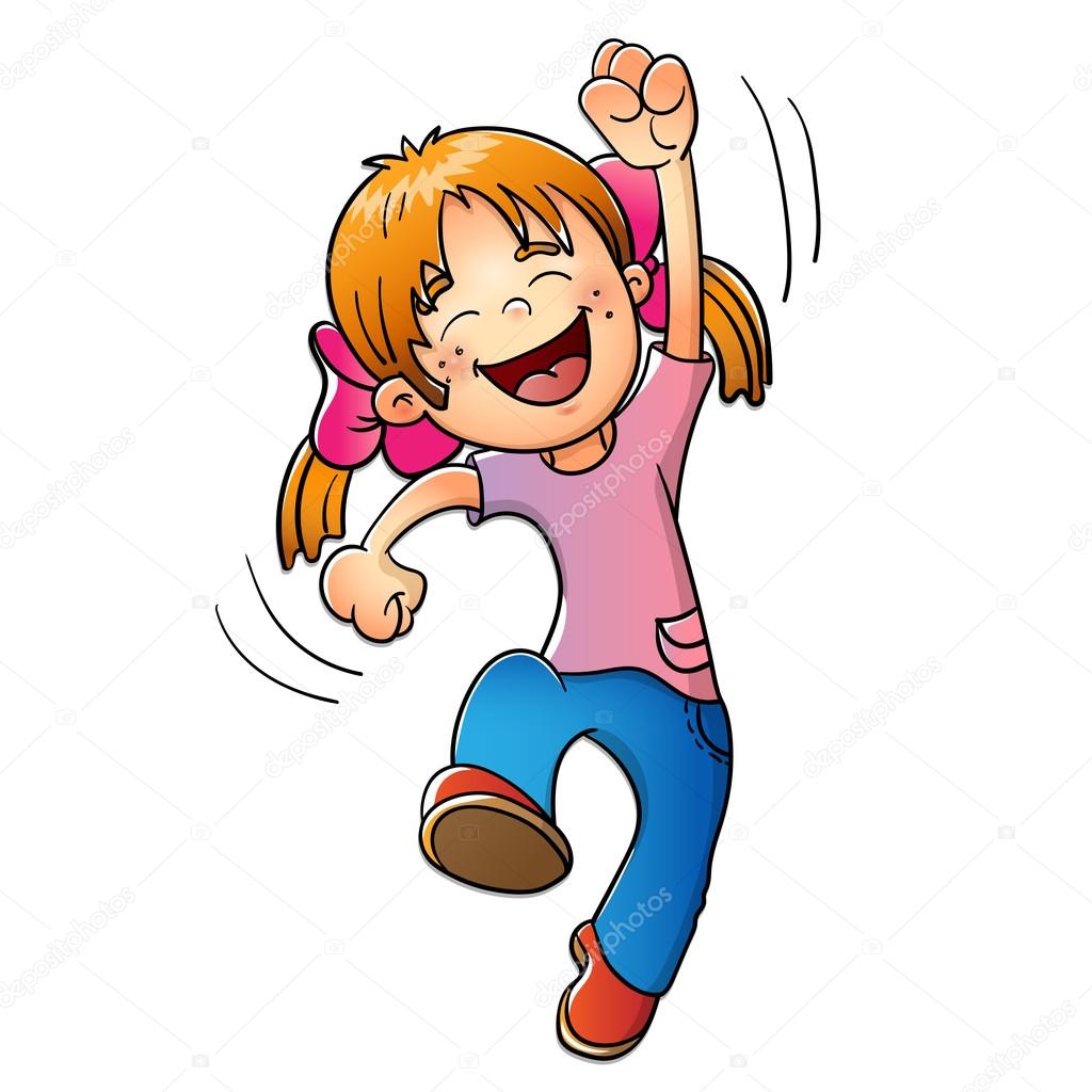 Young Girl jumping isolated on white Stock Vector Image by ©Oleon17 #87105790 Young Girl jumping isolated on white Stock Vector Image by ©Oleon17 #87105790