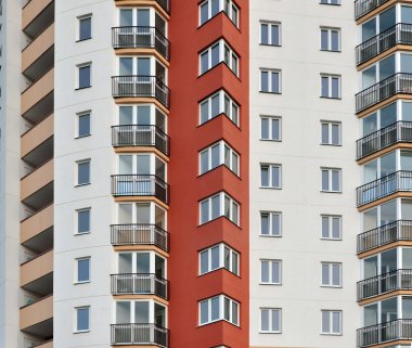 Çok öykülü modern bina