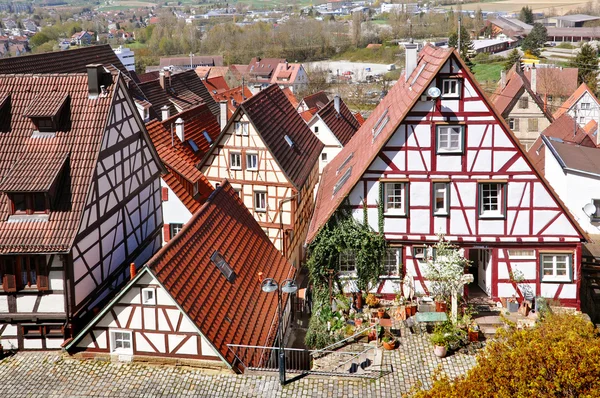 Herrenberg von oben. Baden-Württemberg — Stockfoto