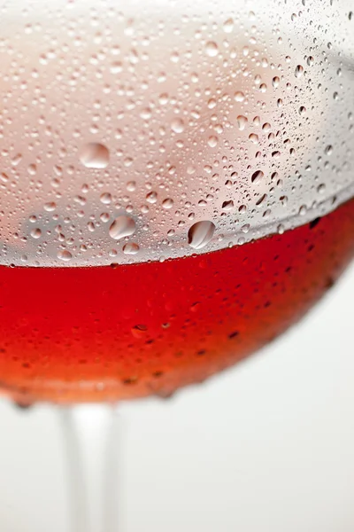 Fresh wine glass on white background — Stock Photo, Image