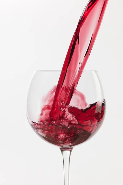 Wine glass on white background — Stock Photo, Image