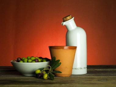 Zeytinyağı ve zeytin