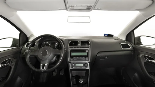 Interior do carro isolado para montagem de paisagem criativa — Fotografia de Stock