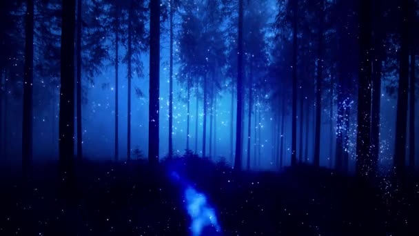Magischer Wald Fee Lichter Hintergrund