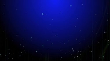 Soyut teknoloji mavi parçacıkları arkaplan