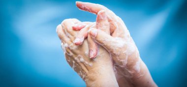 El yıkama. Covid 19 virüs önleme