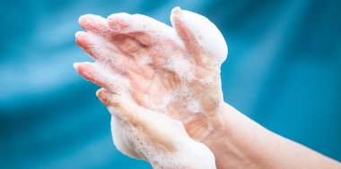 El yıkama. Covid 19 virüs önleme