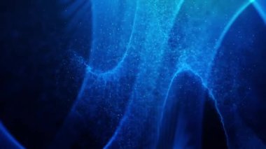 Soyut mavi dalgalar dijital arkaplan