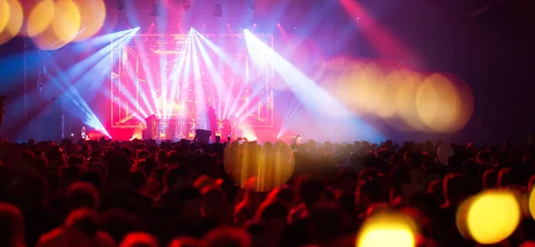 Zomer Muziek Festival Concert Menigte — Stockfoto