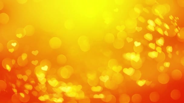 Żółty Abstrakcyjny Gorące Lato Tło — Wideo stockowe