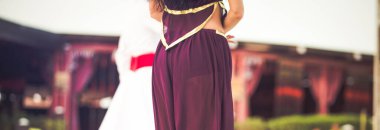 Doğulu dansçı yaz tatili aktivitesi