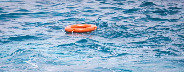 Lifebuoy Ring Rope Summer Safety — Stock Photo, Image