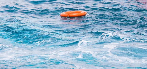 Lifebuoy Ring Rope Summer Safety — Stock Photo, Image