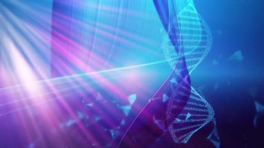 Tıbbi araştırma genomu DNA ipliği 