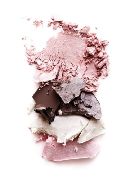 Beyaz arka plan üzerinde göz farı