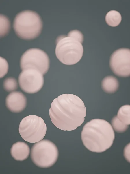 Pastelowy kolor candy tło kwarc renderowania 3d — Zdjęcie stockowe