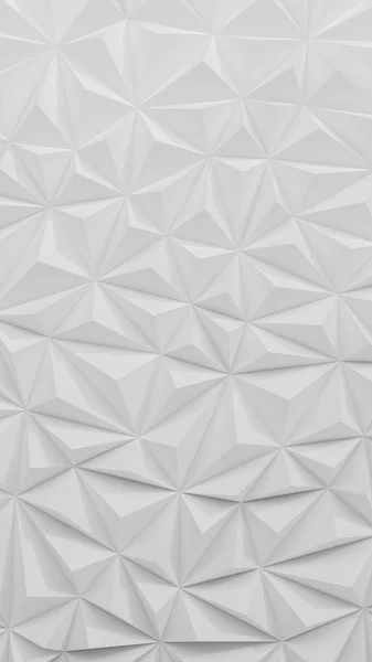 Fondo polivinílico bajo blanco abstracto con espacio de copia 3d render — Foto de Stock