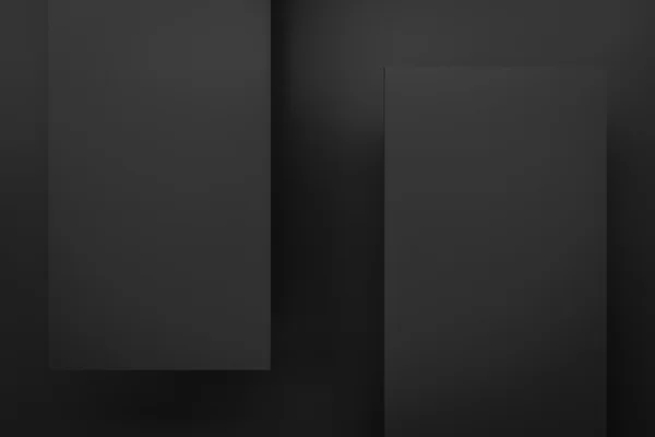Black layer layout  background 3d render — Stock Photo, Image