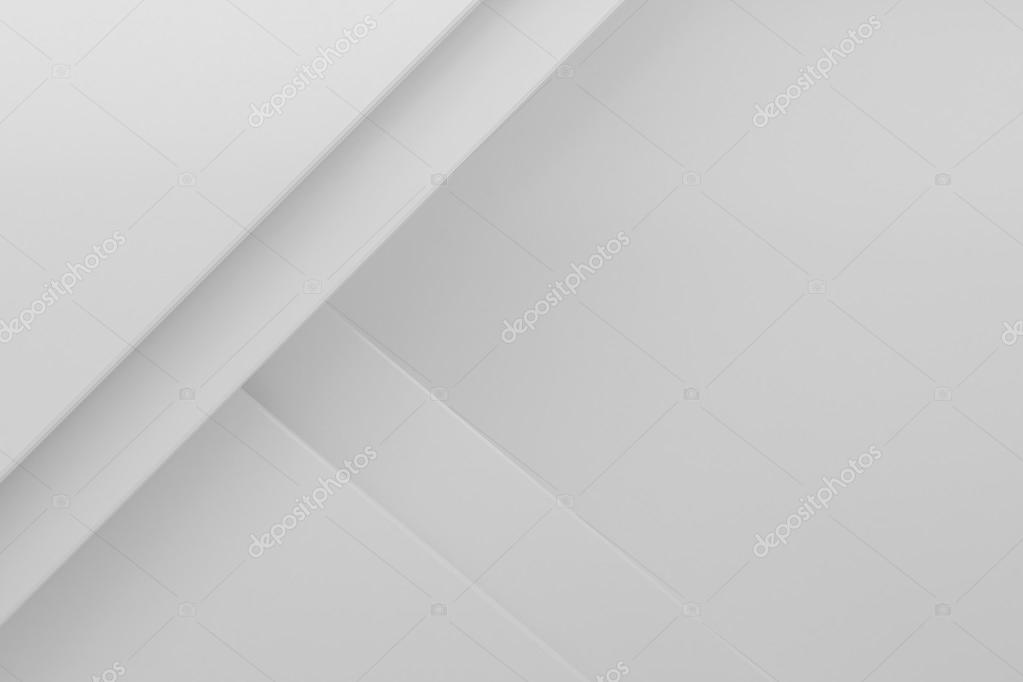 White Stack Paper Material Layer Background 3d Render Stock
